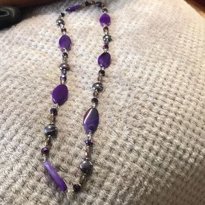 Purple necklace